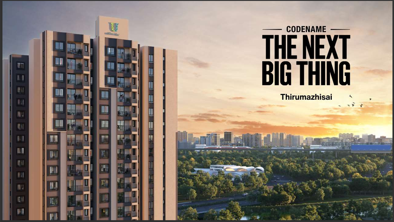 Urbanrise Thirumazhisai tower rendering at Thirumazhisai